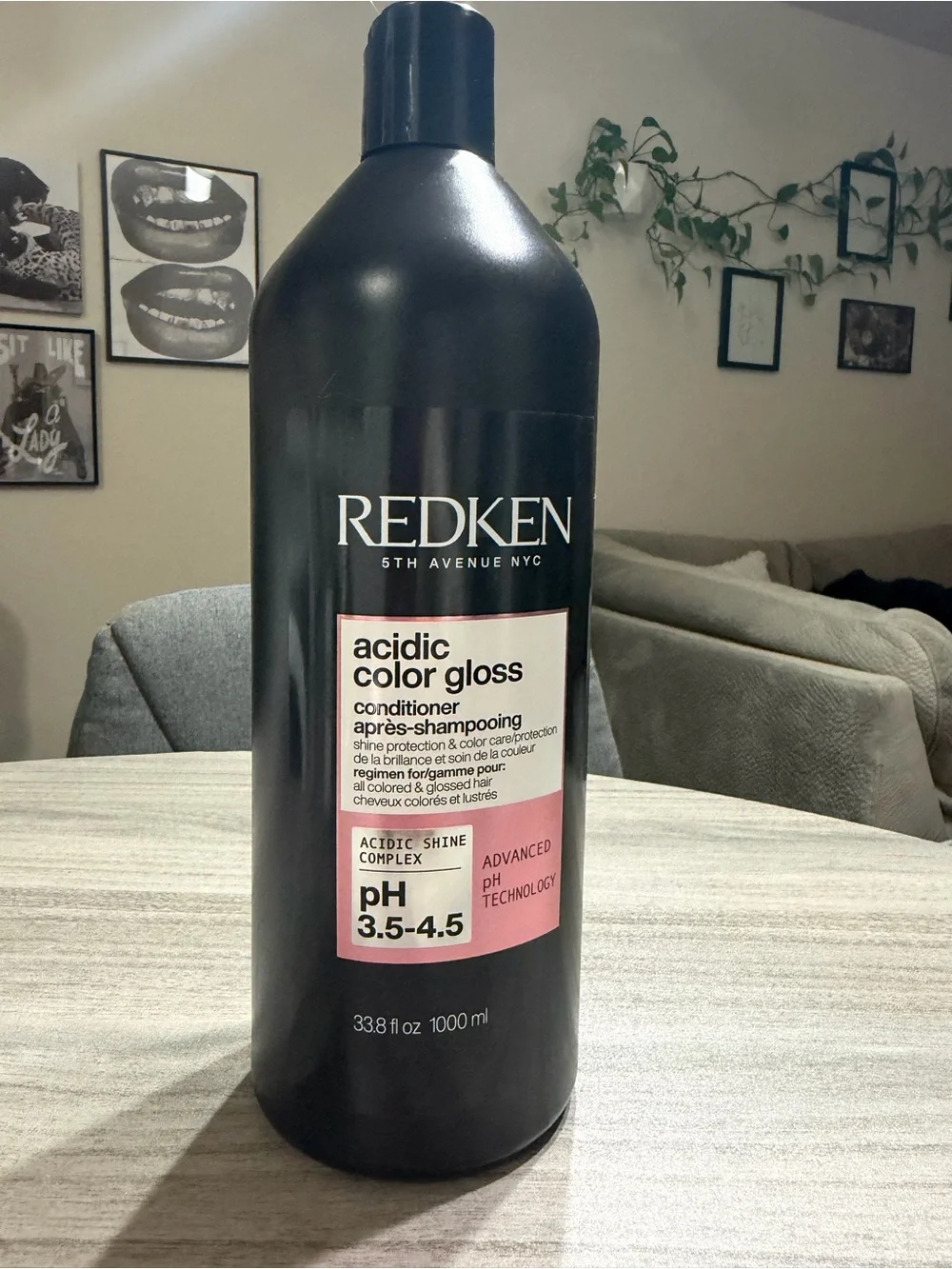 Redken Acidic Color Gloss Conditioner LITER Pro Licensed Sealed Brand New!